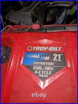 Troy-Bilt Squall 21 in. 208 cc Electric Start Single-Stage Gas Snow Blower with