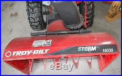 Troy Bilt Storm 10030 Electric Start Gas 2-Stage 30 Snow Blower Thrower & Cab
