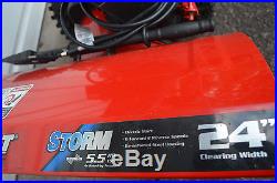 Troy Bilt Storm 5.5hp 195cc Snow Blower 24 Electric Start