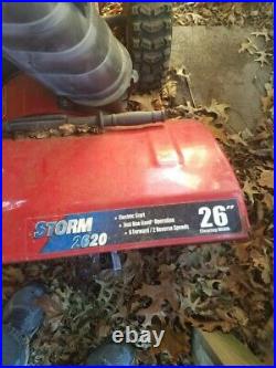 Troy Bilt Storm 8.5HP Electric Start Snow Blower 2 Stage Thrower