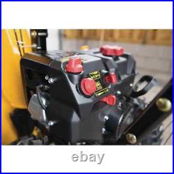 Two-Stage Snow Blower 243 cc. Headlight Power Steering Electric Start Steel Gas