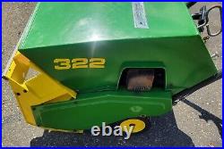 Vintage 80's John Deere 322 Snowblower Electric Start