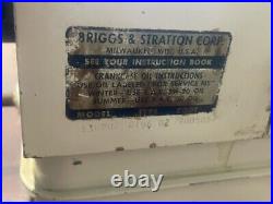 Vintage Briggs & Stratton Gilson Snow blower 130202 Engine