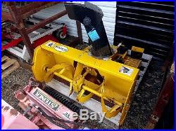 WALKER / RAD 42 TWO STAGE SNOW BLOWER With IMPLEMENT HITCH. MODEL 6670-1. GOOD