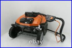 WORX WG471 40 Volt Power Share 20 Inch Cordless Brushless Snow Blower Orange
