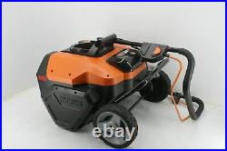 WORX WG471 40 Volt Power Share 20 Inch Cordless Brushless Snow Blower Orange