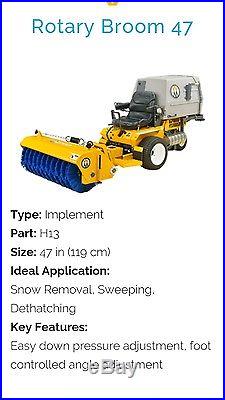 Walker Mower Broom & Implement Hitch