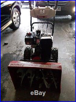 White Outdoor by MTD Snowblower 8.5 HP 26 inch wide with Electric Start & Cover