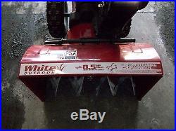 White Outdoor by MTD Snowblower 8.5 HP 26 inch wide with Electric Start & Cover