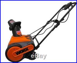 Worx WG650 18 Electric Snow Thrower/Blower up to 30 Feet, 13 Amp Orange (Used)