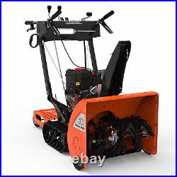 Yard Force YF26-DS21-GSB-SO Stand-On Dual-Stage Snow Blower, 250cc Winter