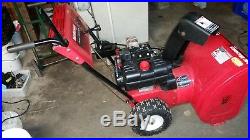 Yard Machine Snow Blower 8HP 24 Wide 15 High. Electric Start, two stage