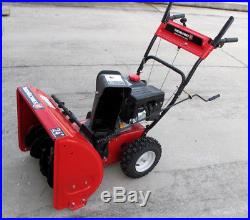 Yard Machines 24 2-Stage Snow Blower Snow Remover For Sidewalks And Driveways