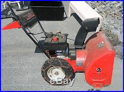 Yard Machines MTD Snow Blower Electric Start 26/8 WITH CHAINS